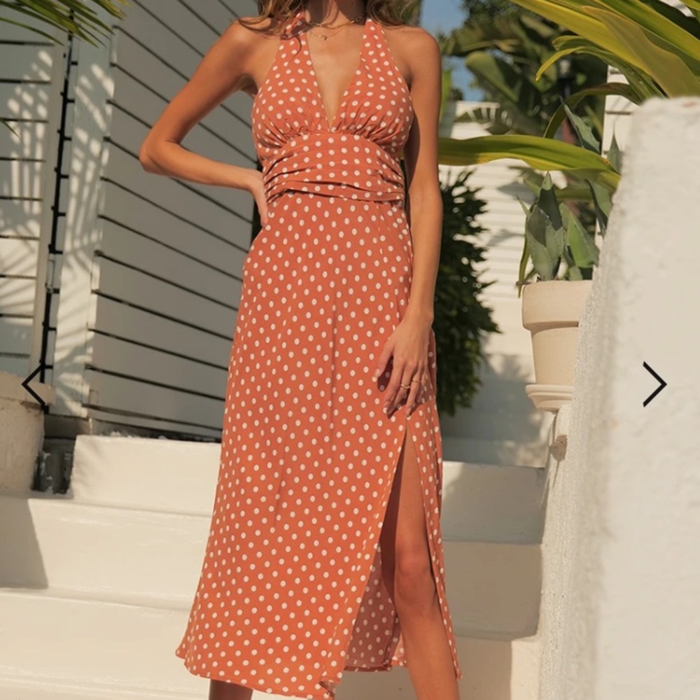 Runaway the Label Emilia halter dress